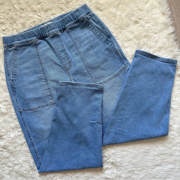 Madewell Jeans Pull-On Relaxed Elastic Waist Stretch Comfort Casual S - Picture 3 of 12